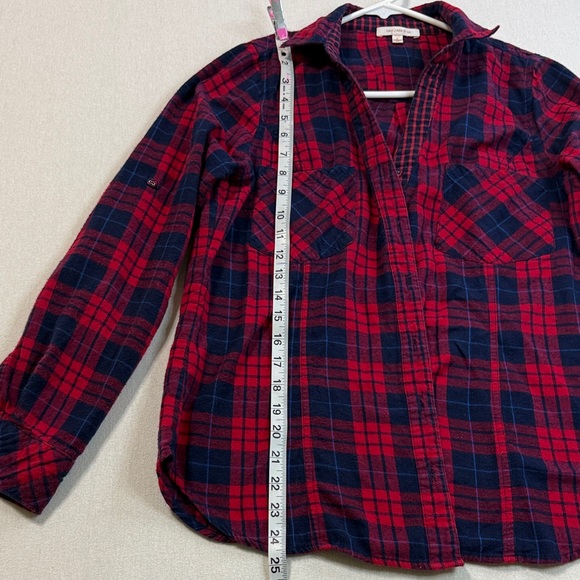 Skies Are Blue Red and Blue Plaid Shirt - Picture 4 of 9